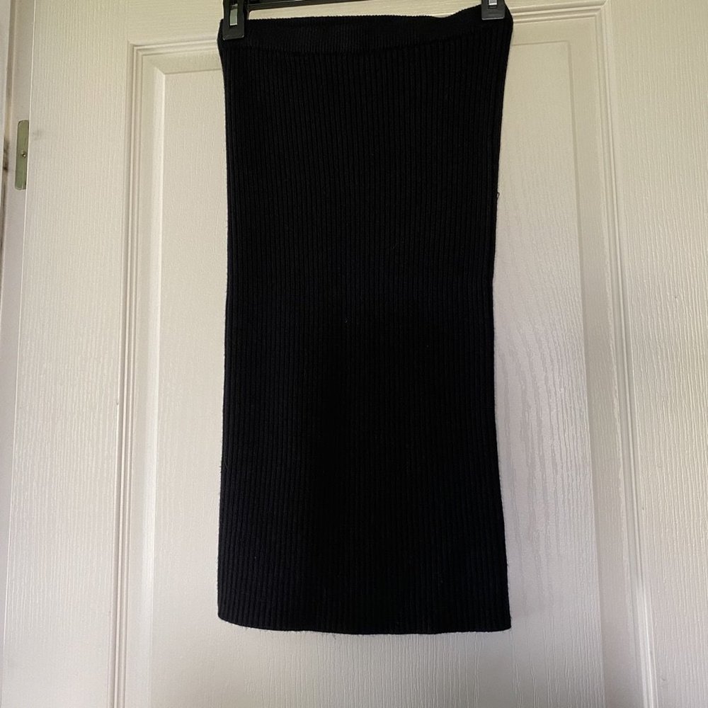 Catherine Malandrino Black knit skirt Size S